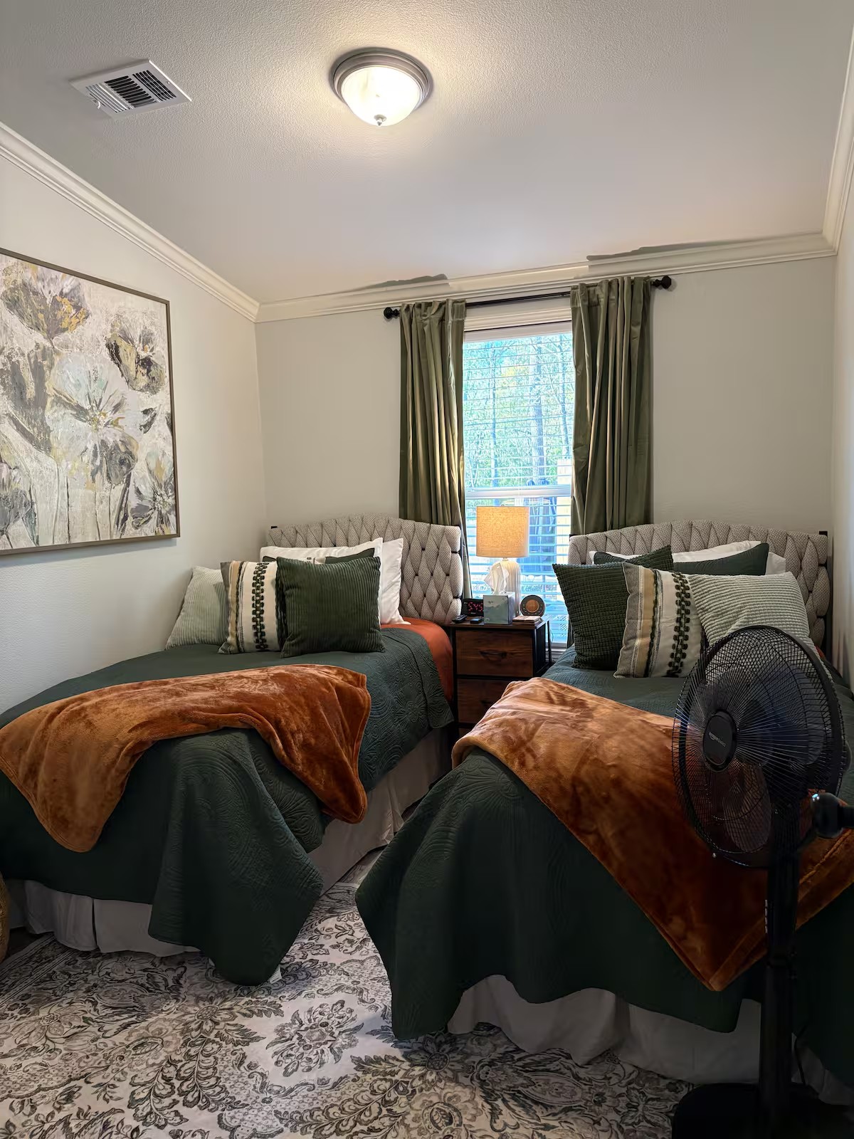 Bedroom with natural light